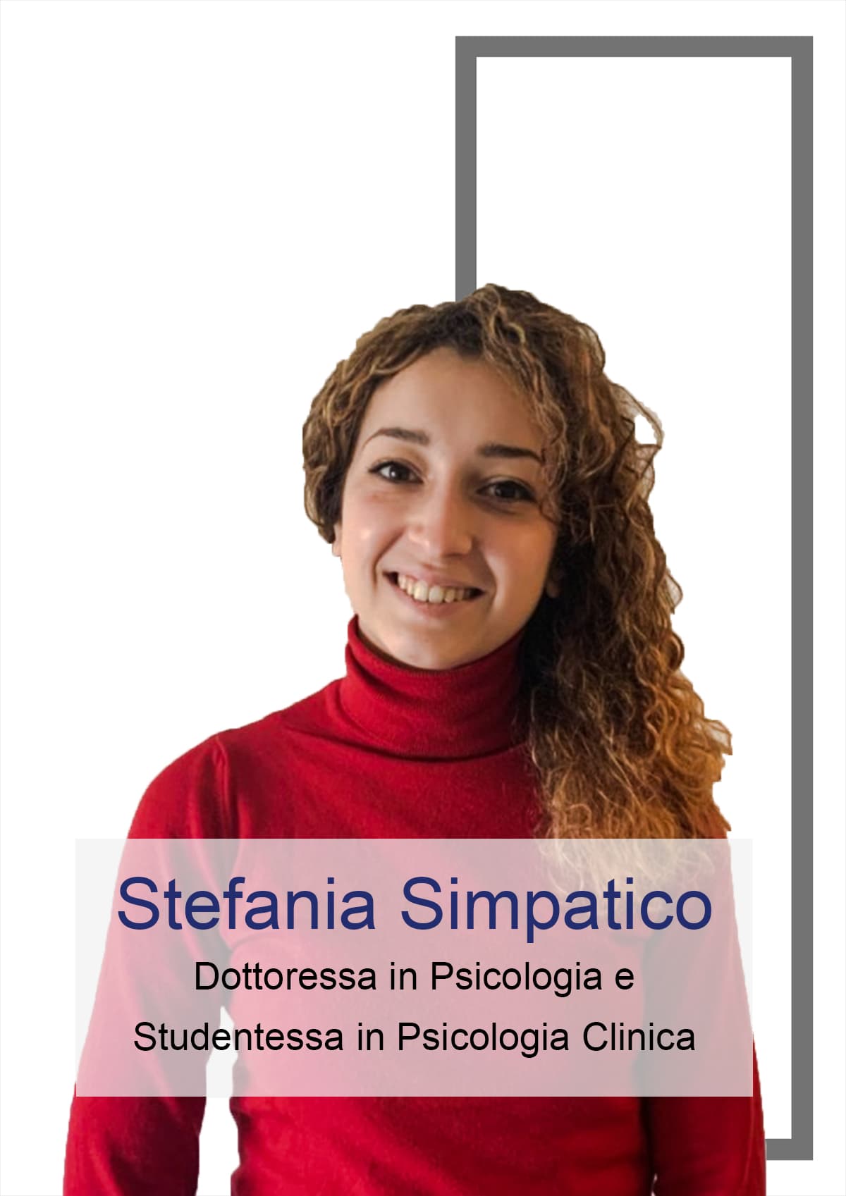 Stefania Simpatico - Studentessa psicologia e autrice del Blog di Sull'Orlo della Psicologia